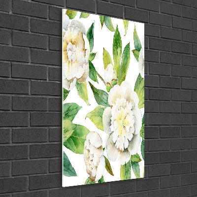 Print on acrylic glass Peonies