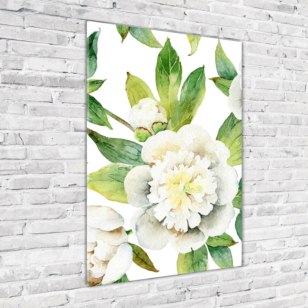 Print on acrylic glass Peonies