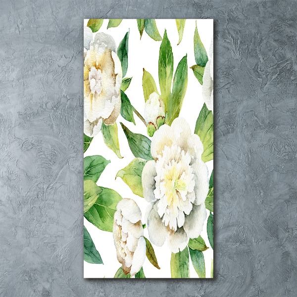 Print on acrylic glass Peonies