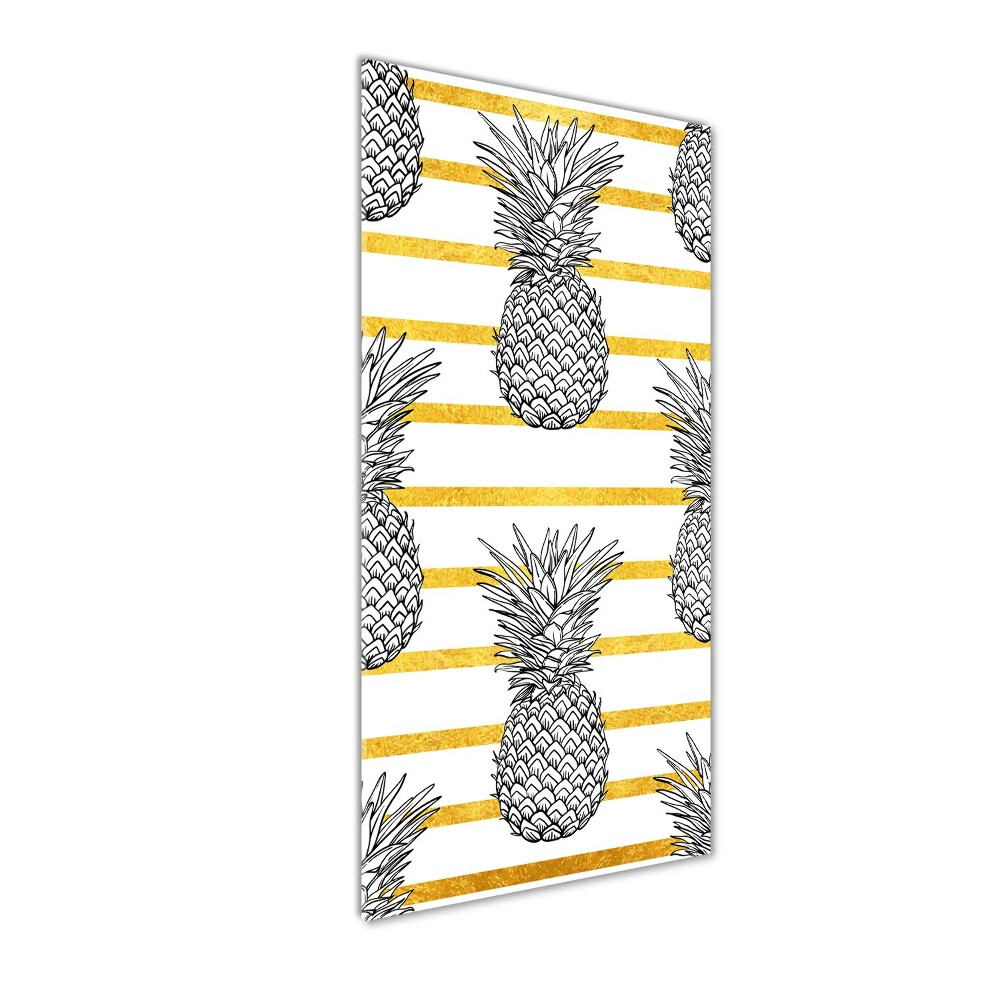 Print on acrylic Pineapple stripes