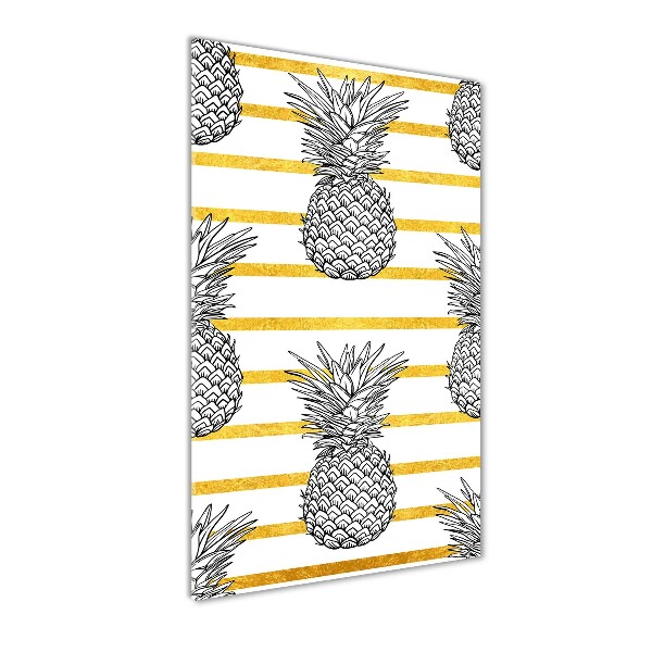 Print on acrylic Pineapple stripes