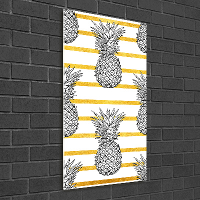 Print on acrylic Pineapple stripes