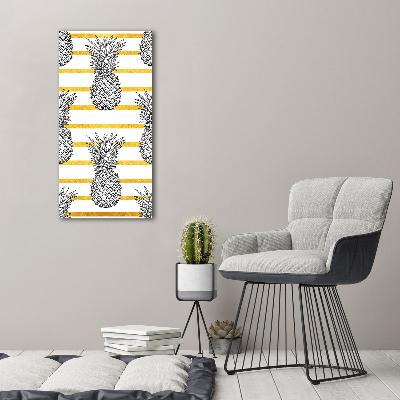 Print on acrylic Pineapple stripes