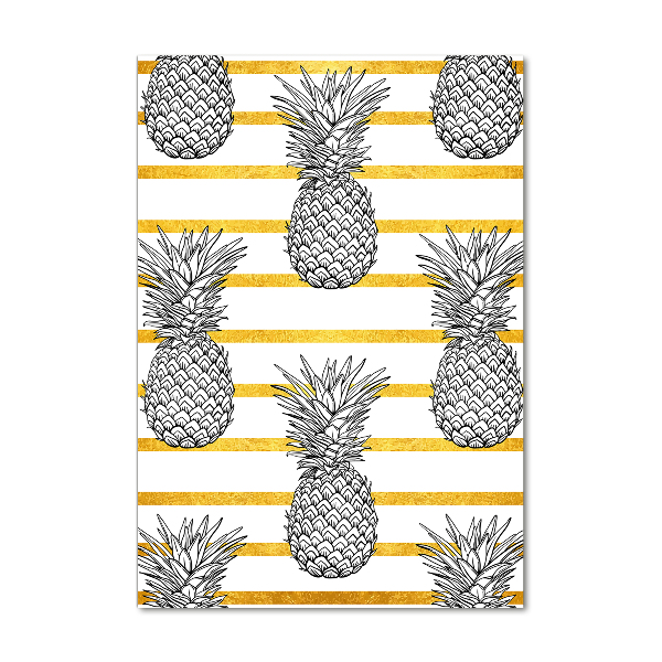 Print on acrylic Pineapple stripes