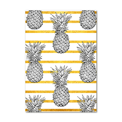 Print on acrylic Pineapple stripes