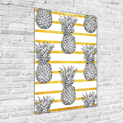 Print on acrylic Pineapple stripes