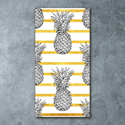 Print on acrylic Pineapple stripes