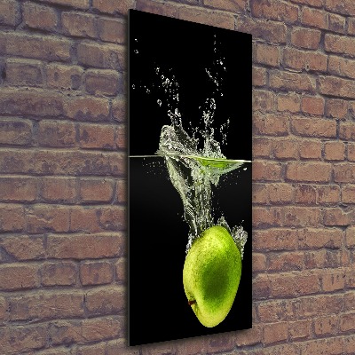 Acrylic print Green apples