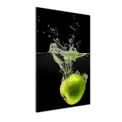 Acrylic print Green apples