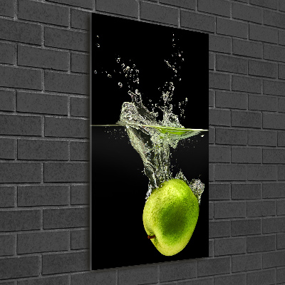 Acrylic print Green apples