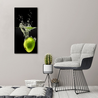 Acrylic print Green apples