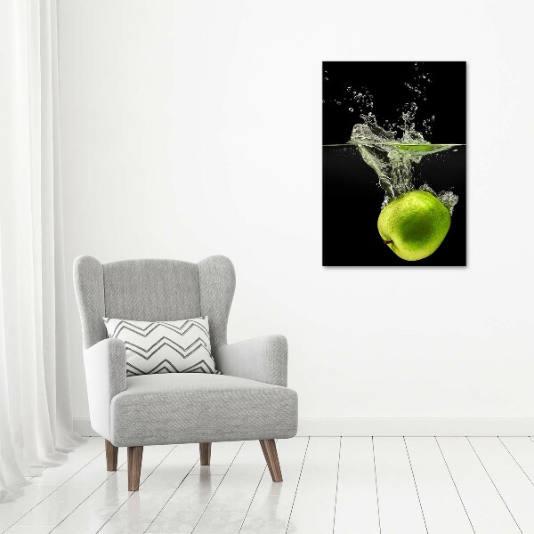 Acrylic print Green apples