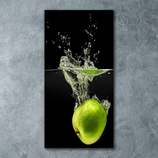 Acrylic print Green apples