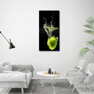 Acrylic print Green apples