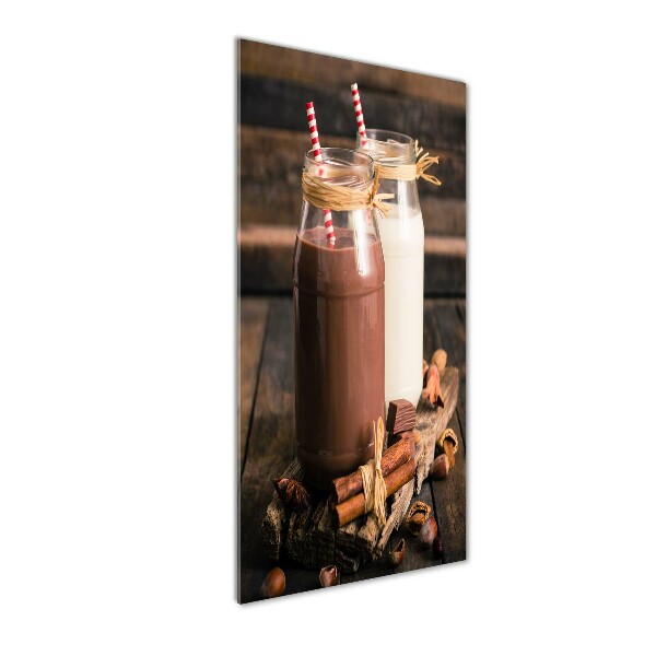 Print on acrylic glass Milk cocktails