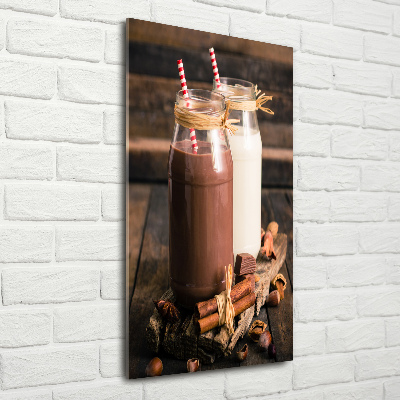 Print on acrylic glass Milk cocktails