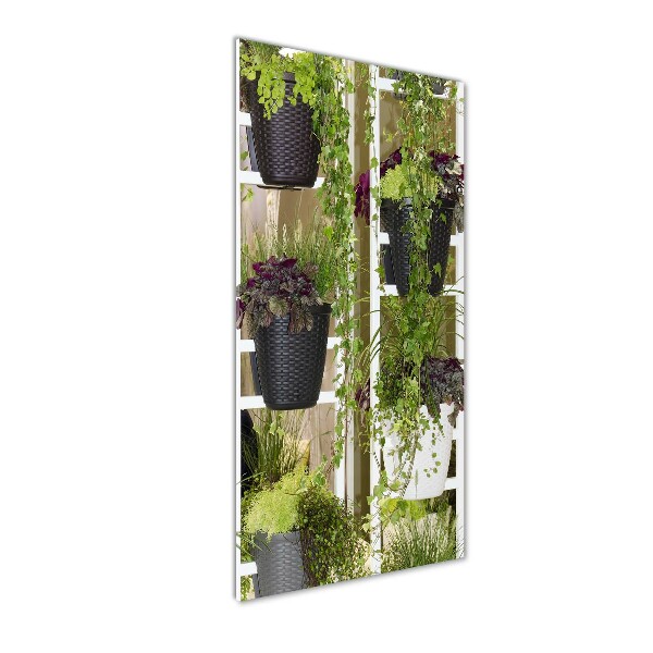 Acrylic wall art Flowerbed