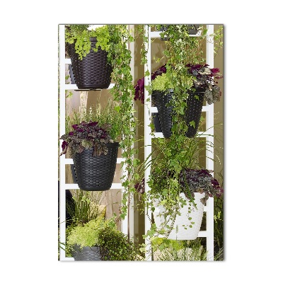 Acrylic wall art Flowerbed