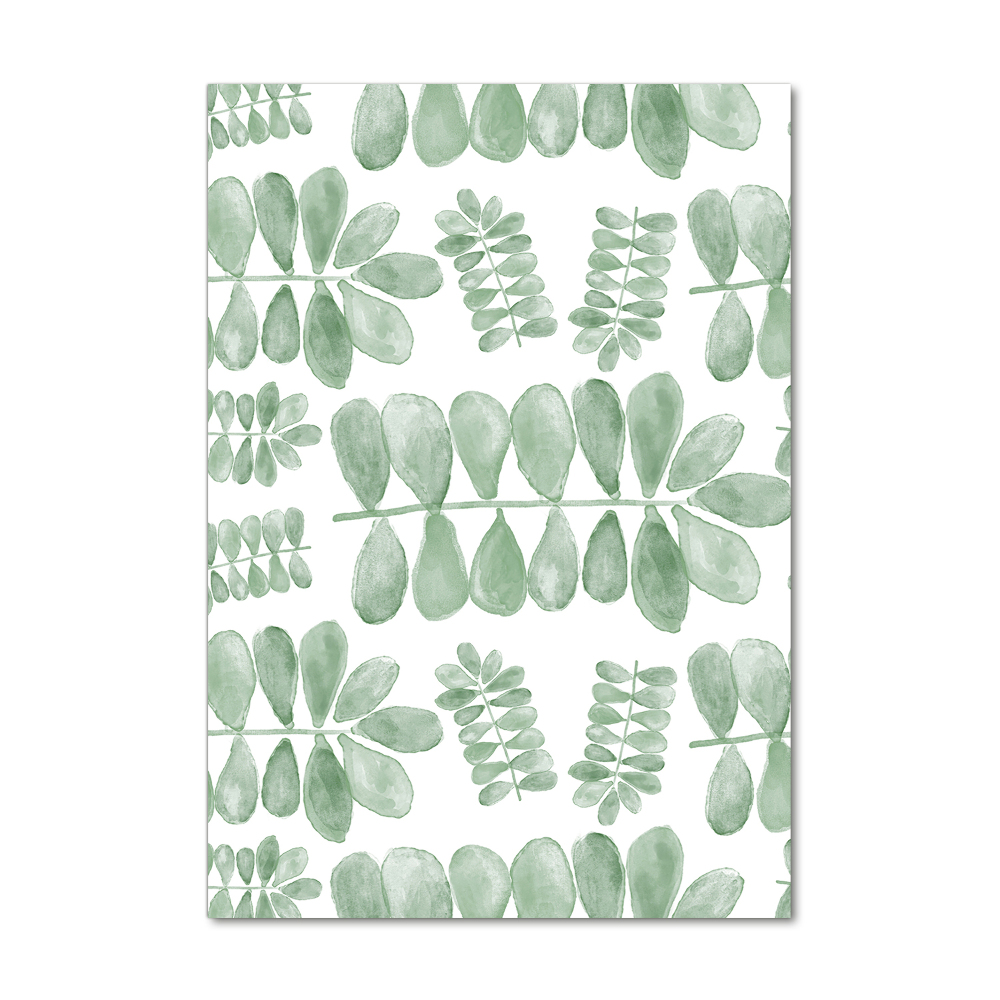 Acrylic print Eucalyptus leaves