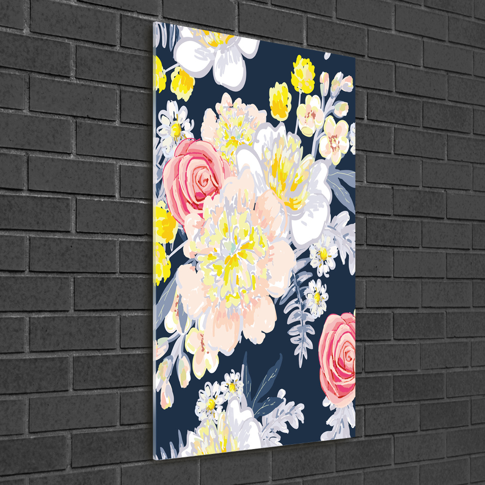 Print on acrylic glass Bouquet of flowers