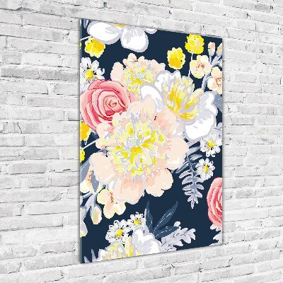 Print on acrylic glass Bouquet of flowers