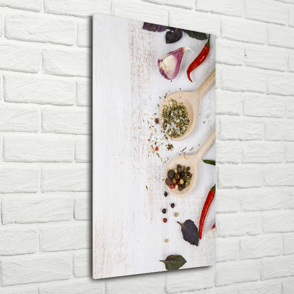 Print on acrylic glass Vegetables and spices