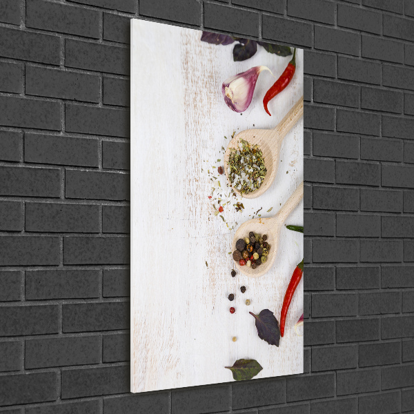 Print on acrylic glass Vegetables and spices