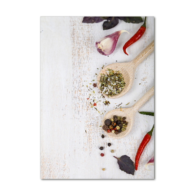 Print on acrylic glass Vegetables and spices