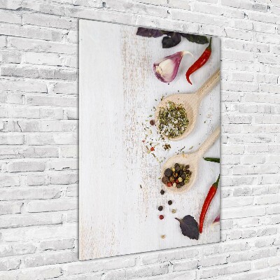 Print on acrylic glass Vegetables and spices