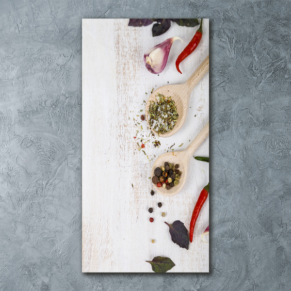 Print on acrylic glass Vegetables and spices