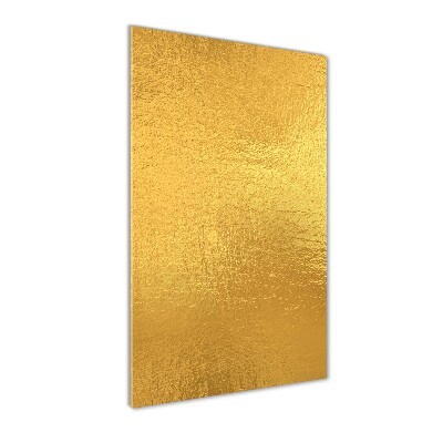 Print on acrylic Golden foil background