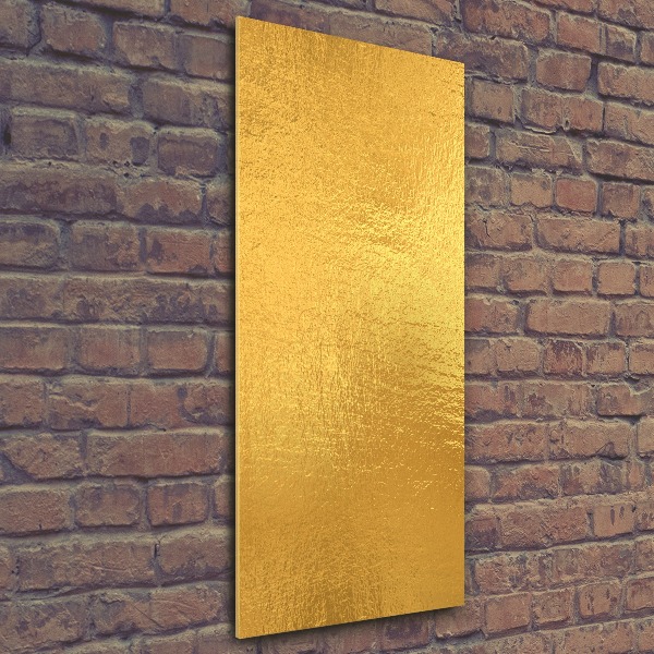 Print on acrylic Golden foil background