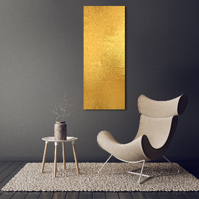 Print on acrylic Golden foil background