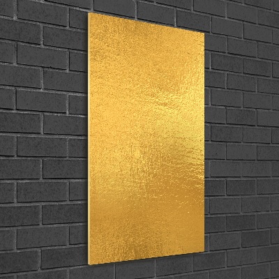 Print on acrylic Golden foil background