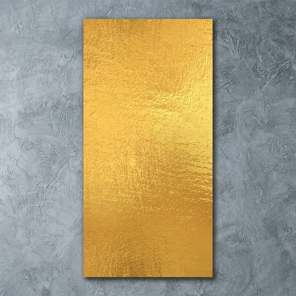 Print on acrylic Golden foil background