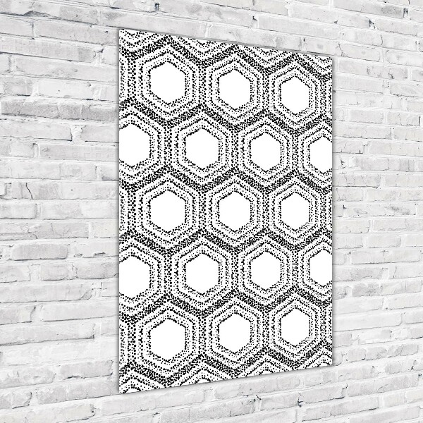 Print on acrylic Geometric background