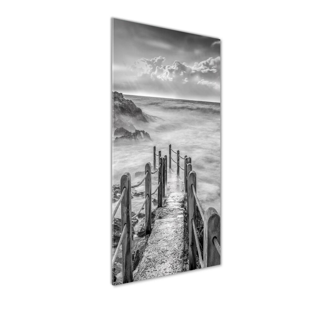 Print on acrylic Path at the sea