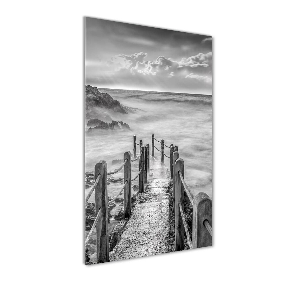 Print on acrylic Path at the sea