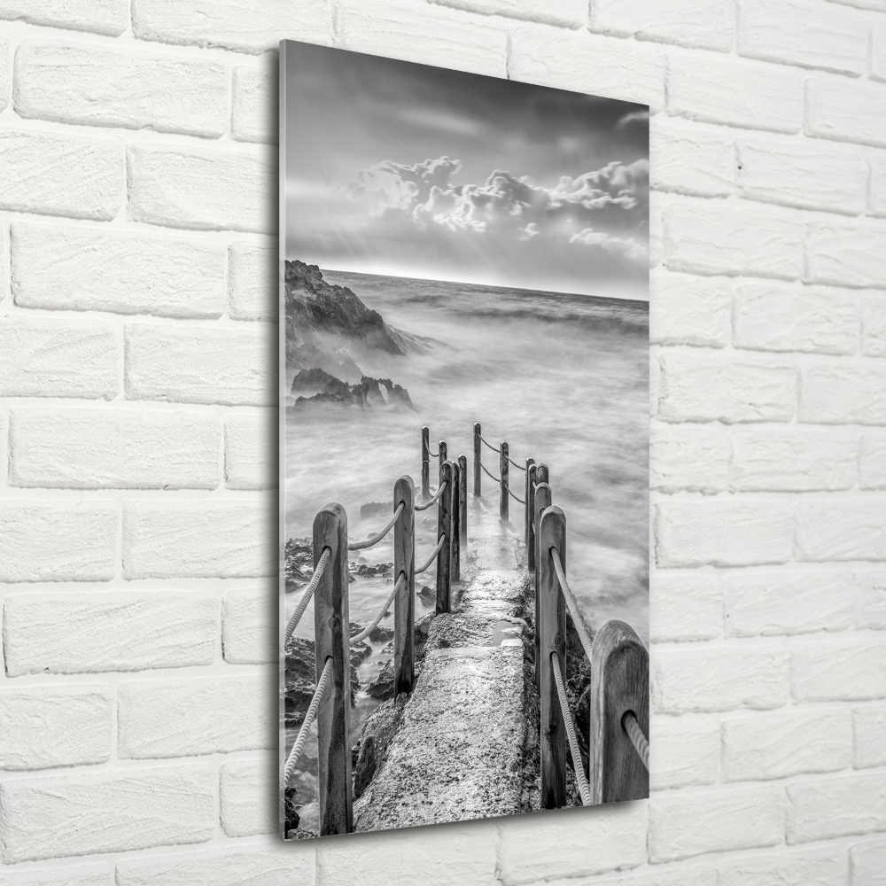 Print on acrylic Path at the sea