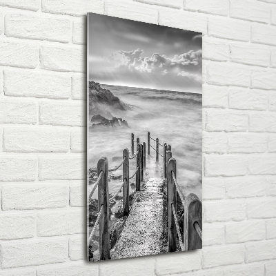 Print on acrylic Path at the sea