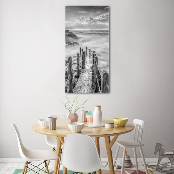 Print on acrylic Path at the sea