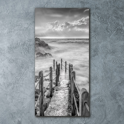 Print on acrylic Path at the sea