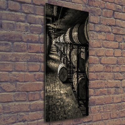 Acrylic print Bourbon barrels