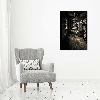 Acrylic print Bourbon barrels