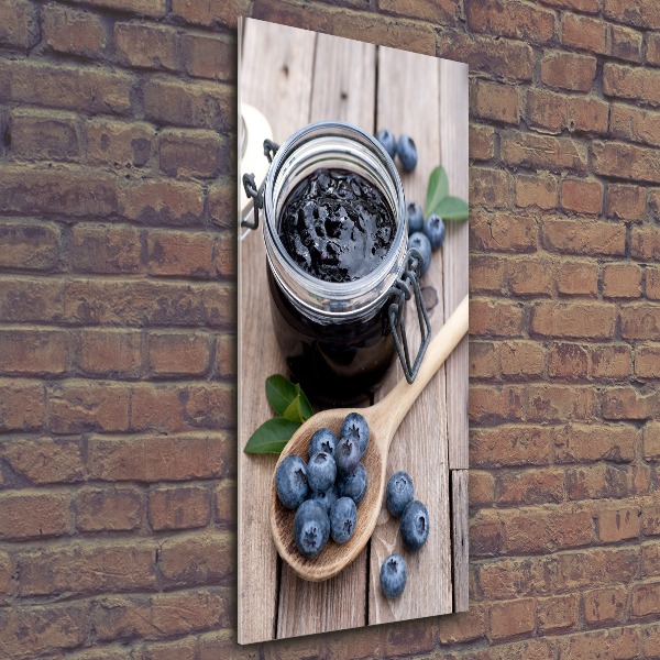 Print on acrylic glass blueberry jam