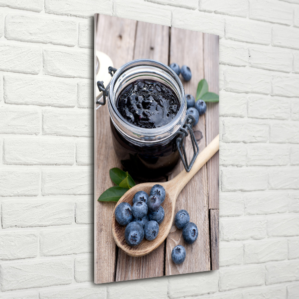 Print on acrylic glass blueberry jam