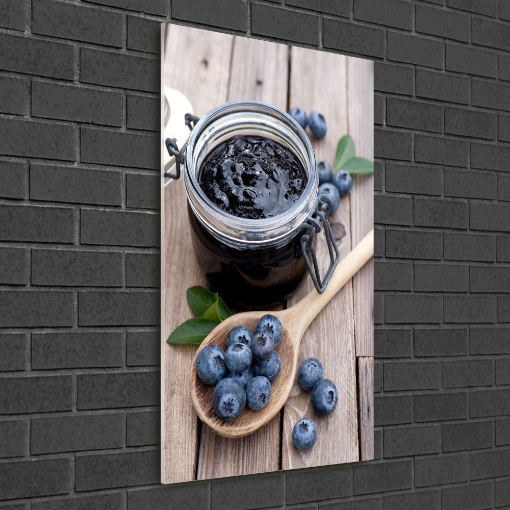 Print on acrylic glass blueberry jam