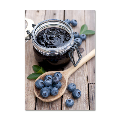 Print on acrylic glass blueberry jam