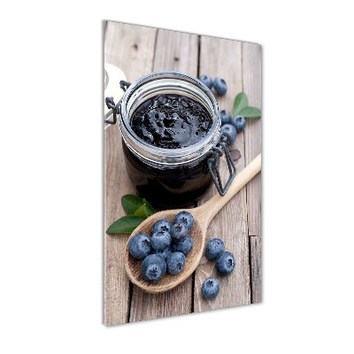 Print on acrylic glass blueberry jam