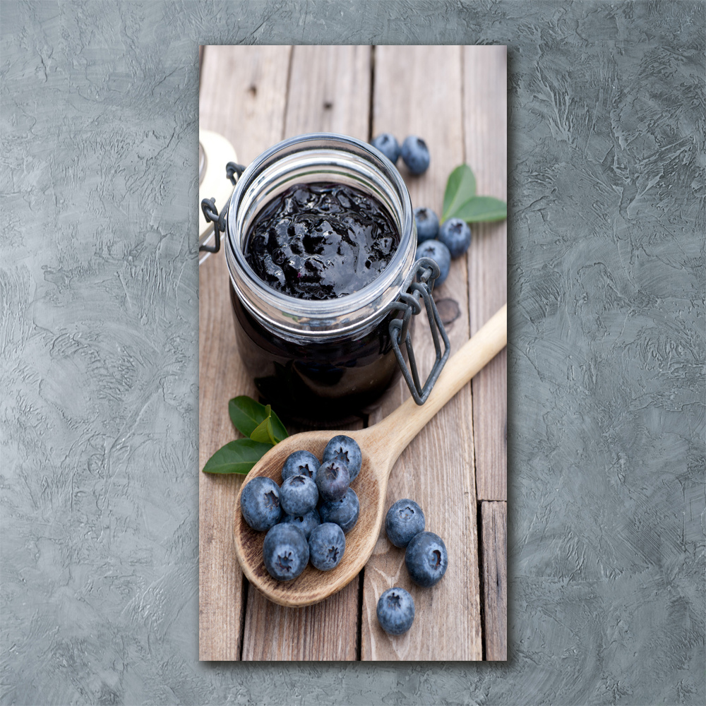 Print on acrylic glass blueberry jam